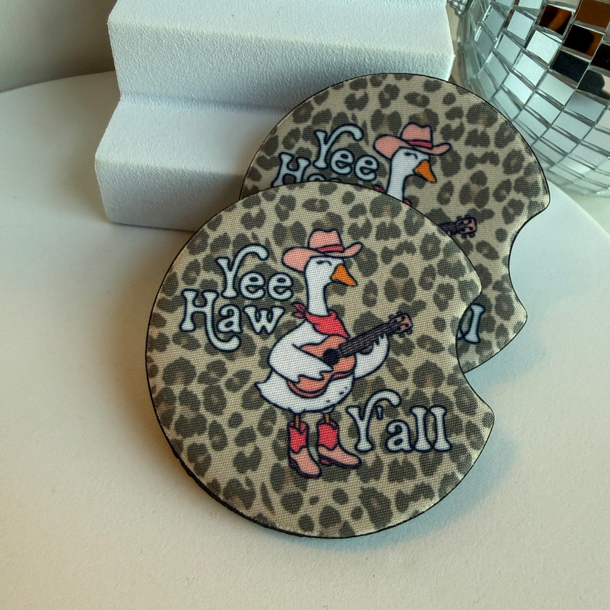 Yee Haw Y'all Car Coasters