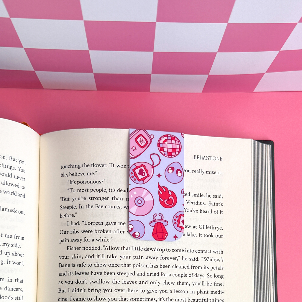Y2K Alien Magnetic Bookmark
