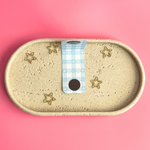 Gingham Magnetic Bookmark