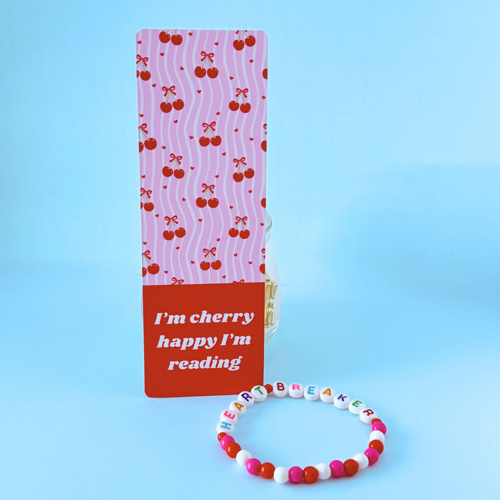 Cherry Happy Bookmark