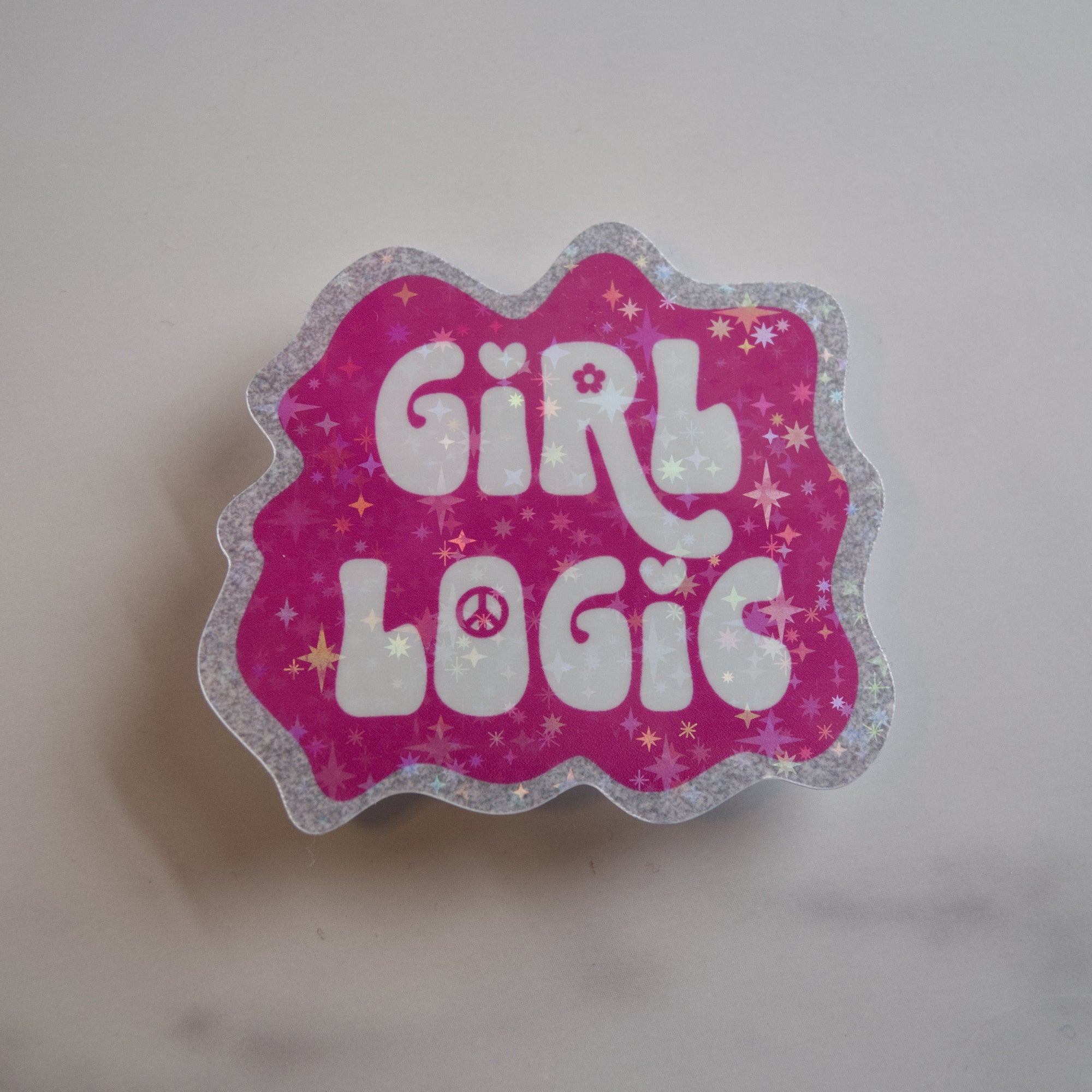 Girl Logic Sticker