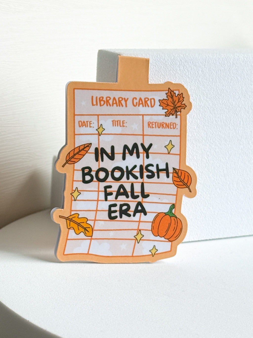 In My Bookish Fall Era Magnetic Bookmark