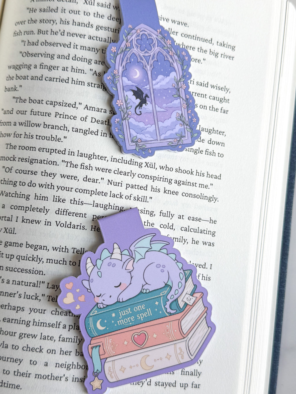 Just One More Spell Magnetic Bookmark