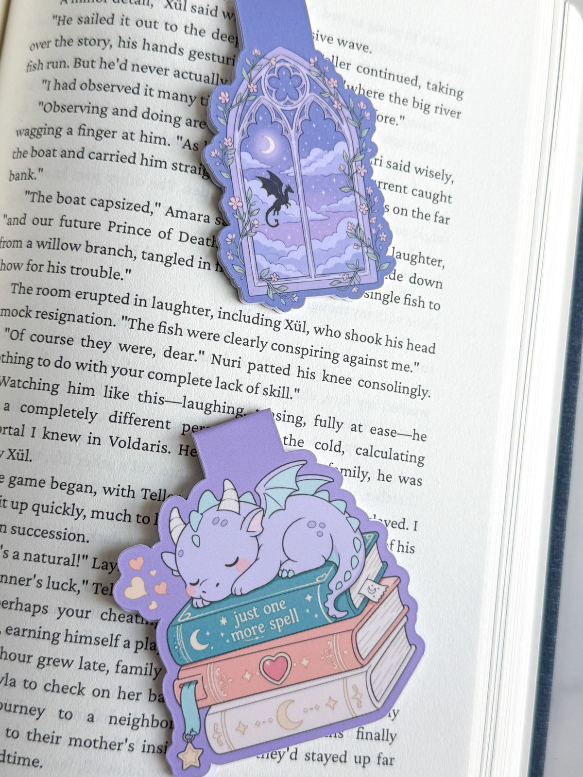 Just One More Spell Magnetic Bookmark
