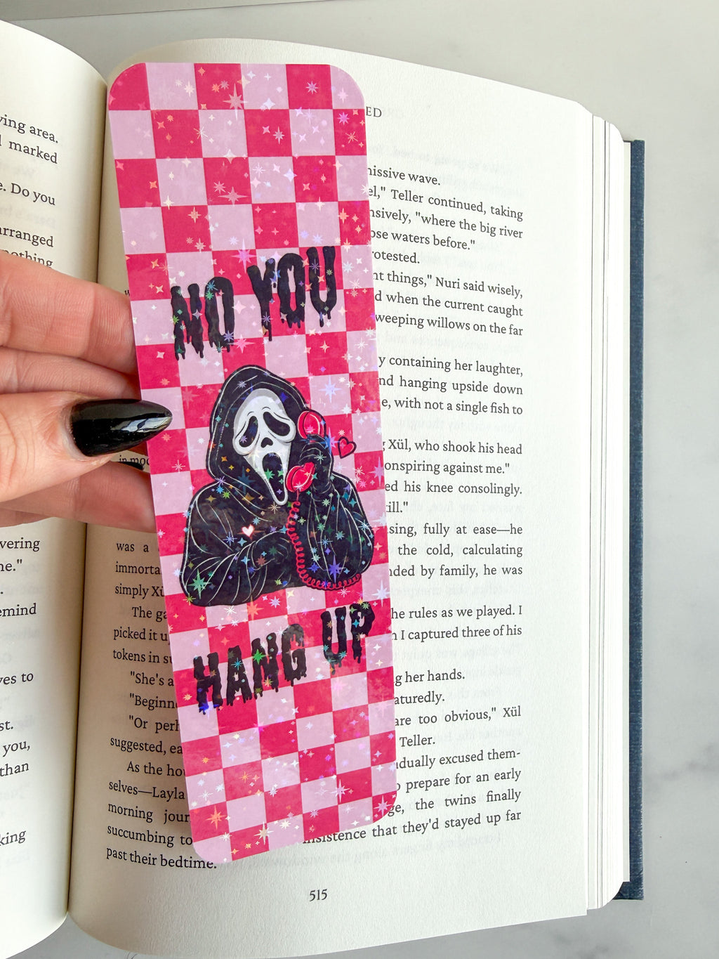 No You Hang Up Bookmark