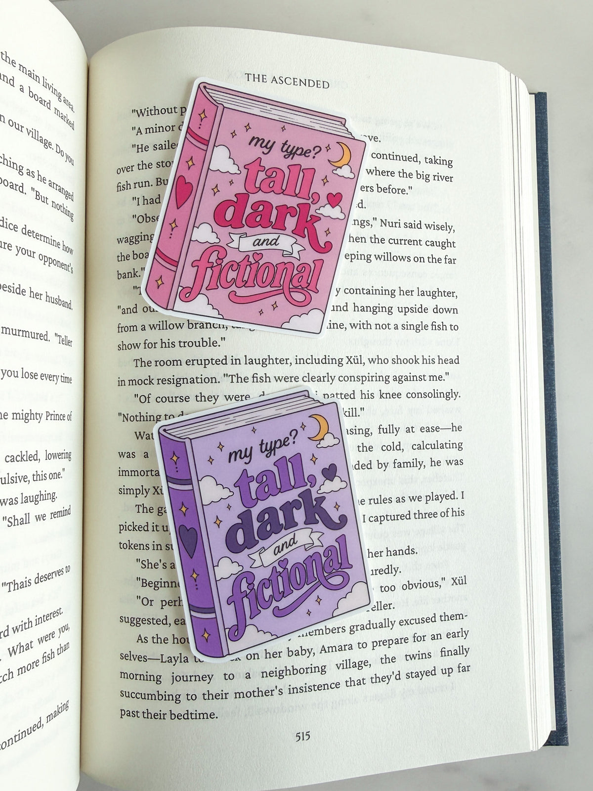 My Type? Tall, Dark and Fictional Sticker