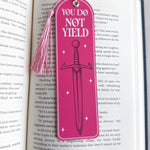 You Do Not Yield Bookmark