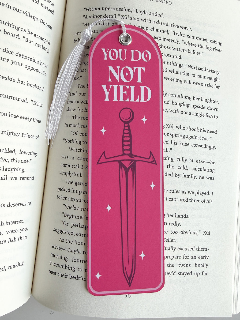 You Do Not Yield Bookmark