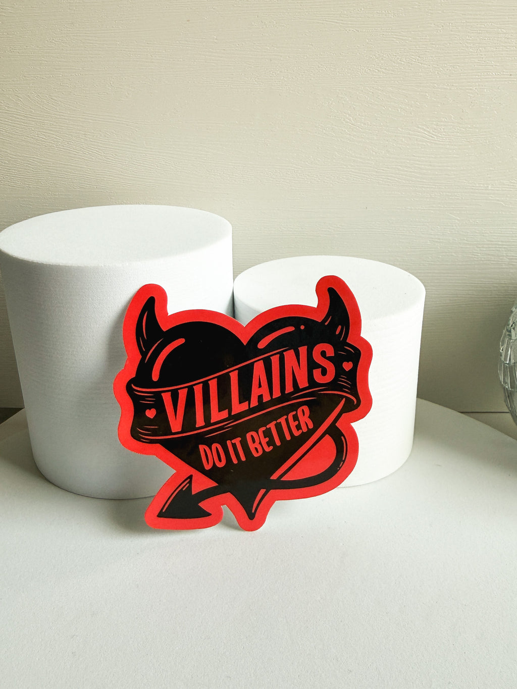 Villains Do It Better Sticker