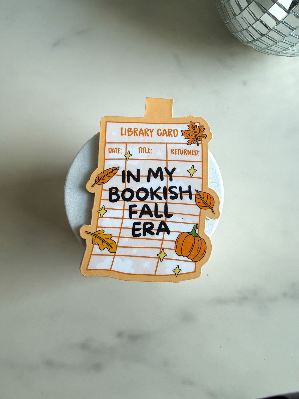 In My Bookish Fall Era Magnetic Bookmark
