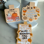 Feelin' Pumpkin Spicy Magnetic Bookmark