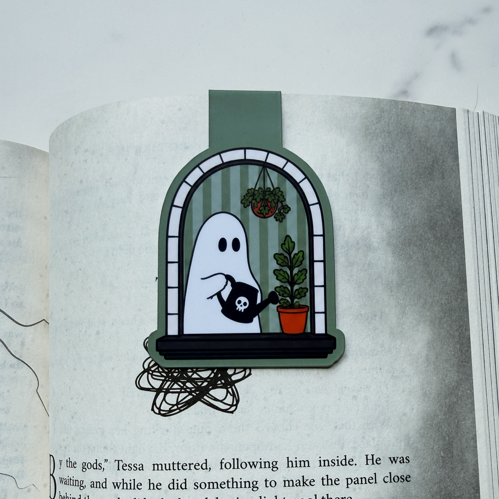 Haunted Window Ghosts Magnetic Bookmark