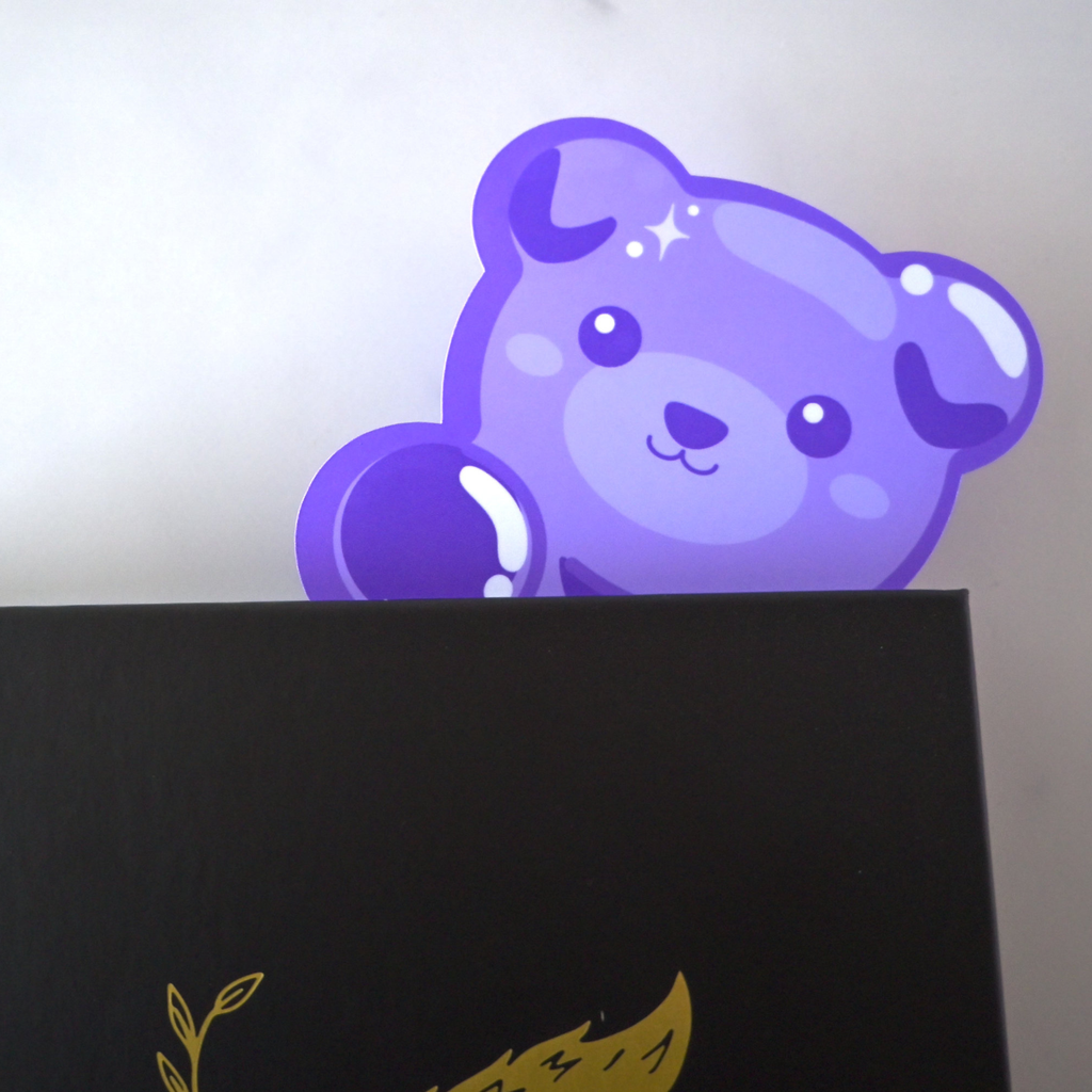 Purple Gummy Bear Bookmark