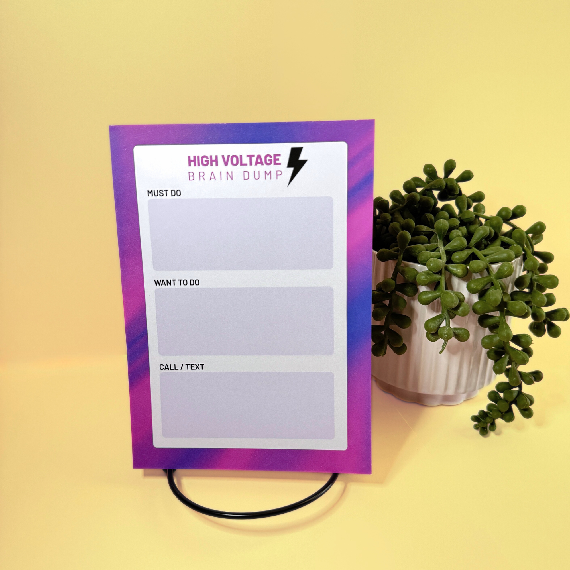 High Voltage Notepad