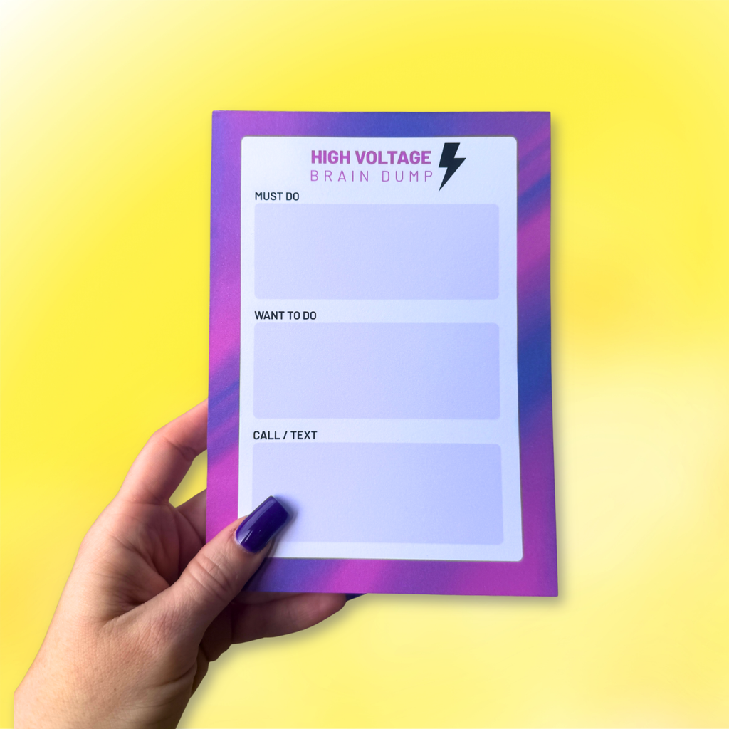 High Voltage Notepad