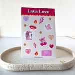 Lava Love Sticker Sheet