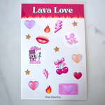 Lava Love Sticker Sheet