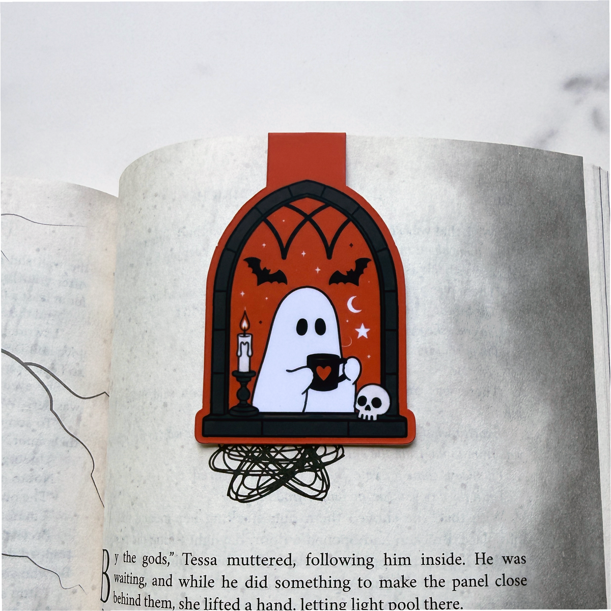 Haunted Window Ghosts Magnetic Bookmark