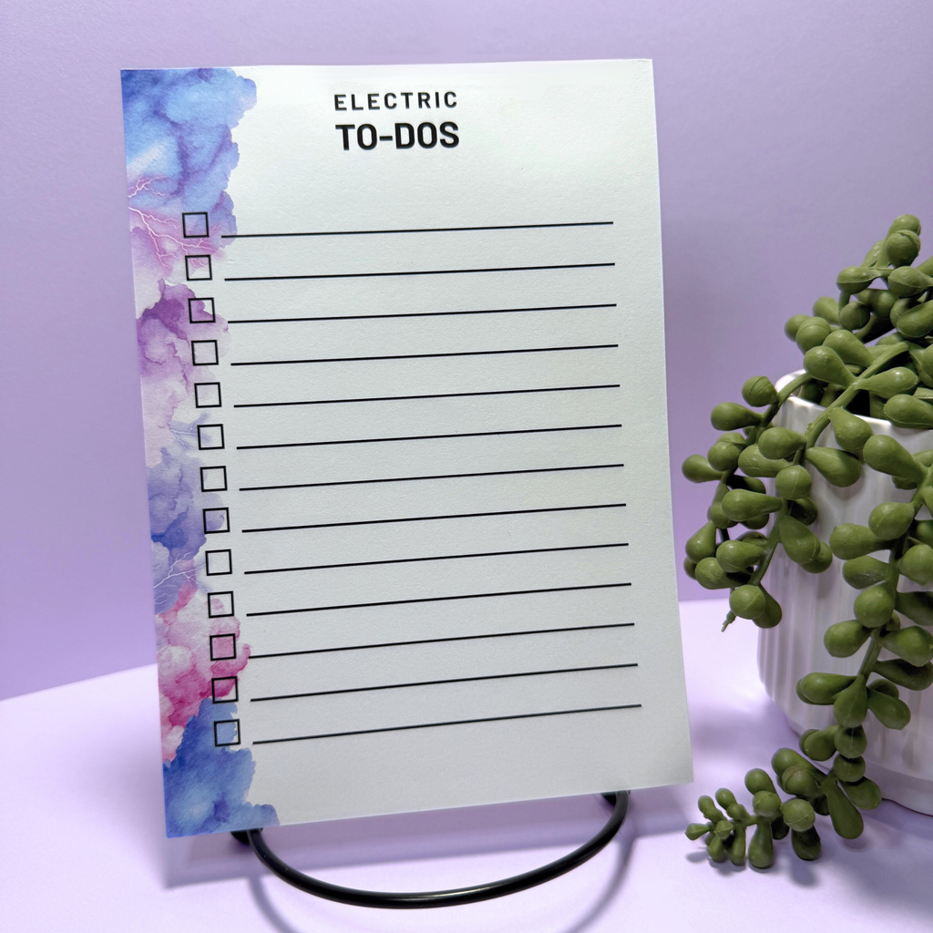Electric To-Dos Notepad